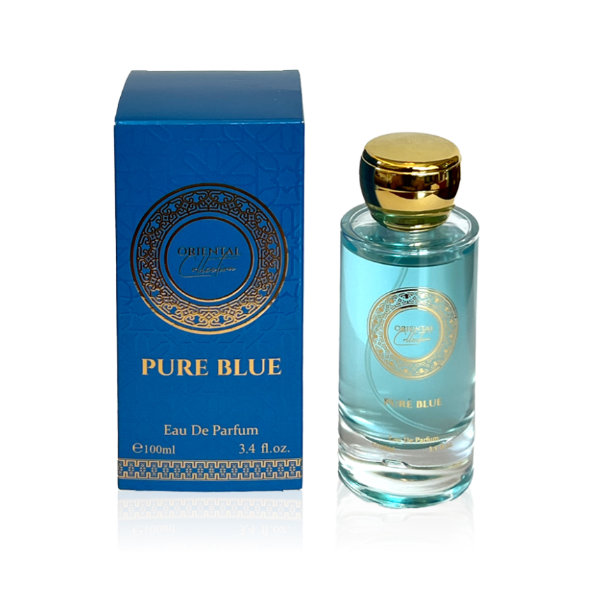 100 ml EDP PURE BLUE ovocná, citrusová, orientální, vzrušující unisex vůně