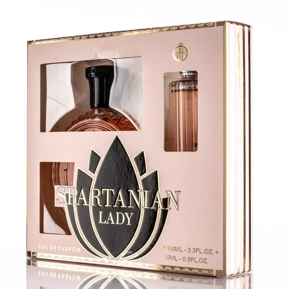 RealTime EDP 100ml + 15ml "Spartanian Lady" Orientálně - dřevitá